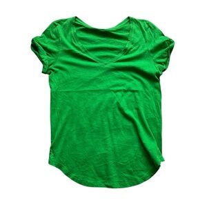 Polo Ralph Lauren Green V-Neck Women's Top